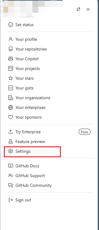 github click settings